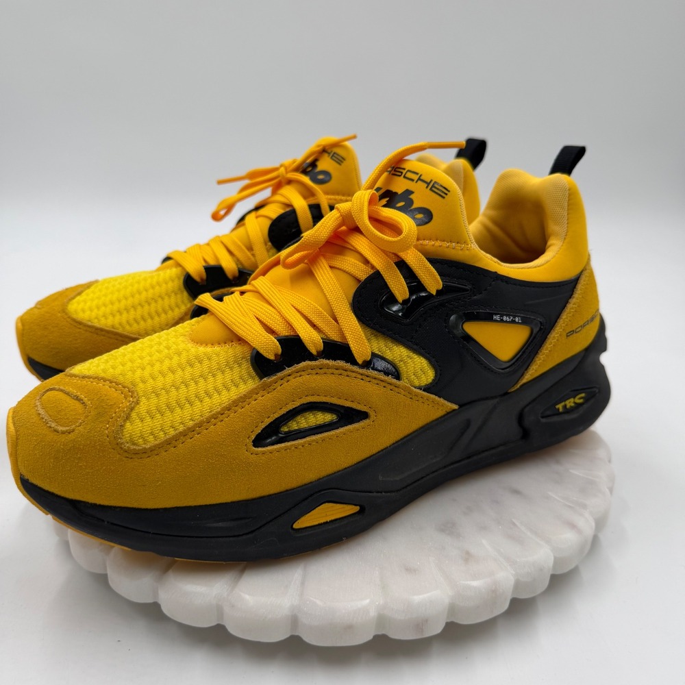 Puma Porsche TRC Blaze 911 Turbo 3.0 1975 Mens Yellow Black 307386-01 Size 10.5